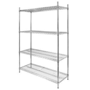 Regał chormowany gastronomiczny Mega-M 4-półkowy H-180 L-120 G-60 N