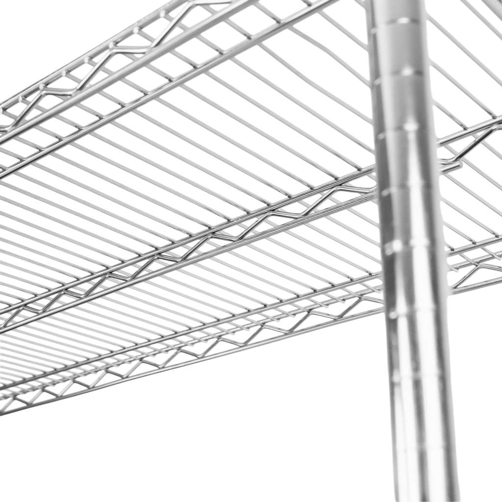 Regał chormowany gastronomiczny Mega-M 4-półkowy H-180 L-120 G-45 N - obrazek 4