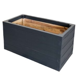 Donica drewniana malowana kolor antracyt Mega-M H- 74 cm L- 120 cm G- 60 cm N
