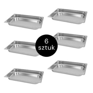 Pojemnik GN Mega-M 1/1 530x325x65 (zestaw 6 szt.) N