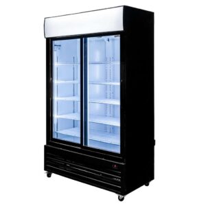 Witryna chłodnicza Mega-M RICO i112 S-112 cm G-61 cm H-197 cm drzwi przesuwne N