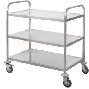 Wózek gastronomiczny Mega-M 845x525x940 /3półki/2 hamulce/ N