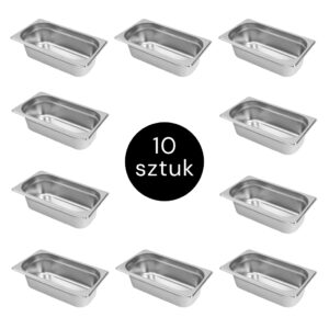Pojemnik GN Mega-M 1/3 325x176x100 (zestaw 10 szt.) N