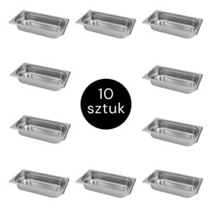 Pojemnik GN Mega-M 1/3 325x176x65 (zestaw 10 szt.) N