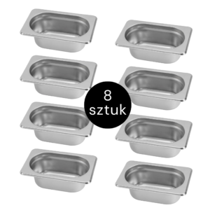 Pojemnik GN Mega-M 1/9 176x108x65 (zestaw 8 szt.) N