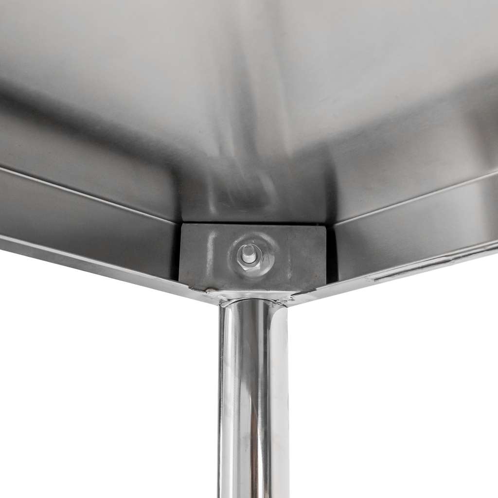 Nadstawka 2-półkowa na stół ze stali nierdzewnej Mega-M S-120 cm G-30 cm H-60 cm N - obrazek 6