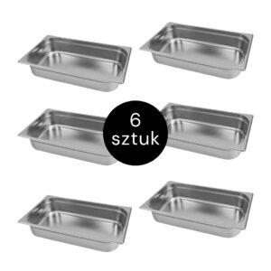 Pojemnik GN Mega-M 1/1 530x325x100 (zestaw 6 szt.) N