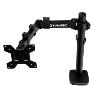 Uchwyt do monitora FURVERO HK004 1 x ramię, wysięgnik, czarny N