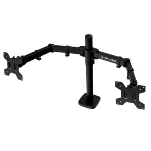 Uchwyt do monitora FURVERO HK003 2 x ramię, wysięgnik, czarny N