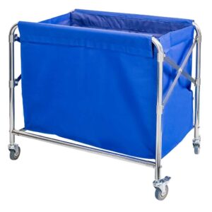 Wózek hotelowy na pranie Mega-M S-86 cm G-65 cm H-80 cm niebieski N