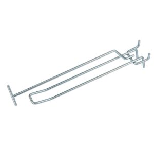 Zawieszka podwójna z wysięgnikiem na cenówkę do perforacji EURO Mega-M L-20cm fi4 cynk N