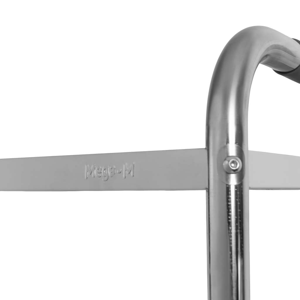 Wózek kelnerski ze stali nierdzewnej 5-półkowy Mega-M X STANDARD S-86 cm G-54 cm H-154 cm N - obrazek 7