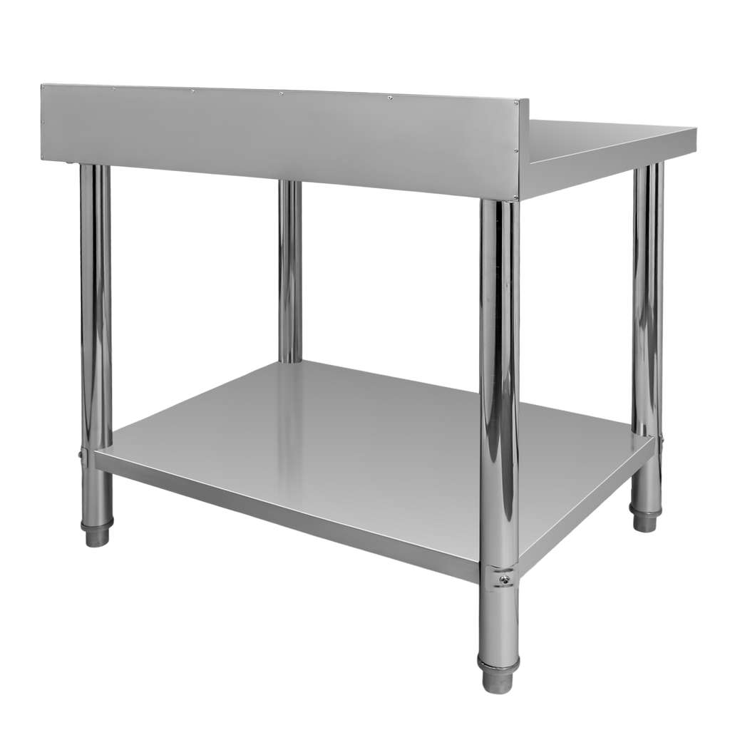 Stół ze stali nierdzewnej przyścienny z półką Mega-M X STANDARD S-100 cm G-70 cm H-85 cm N - obrazek 4