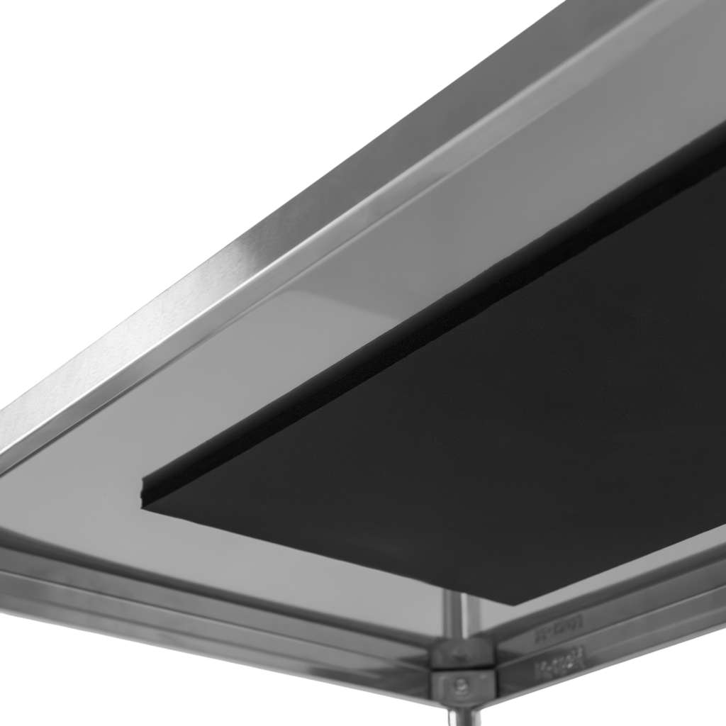 Wózek kelnerski ze stali nierdzewnej 5-półkowy Mega-M X STANDARD S-86 cm G-54 cm H-154 cm N - obrazek 10