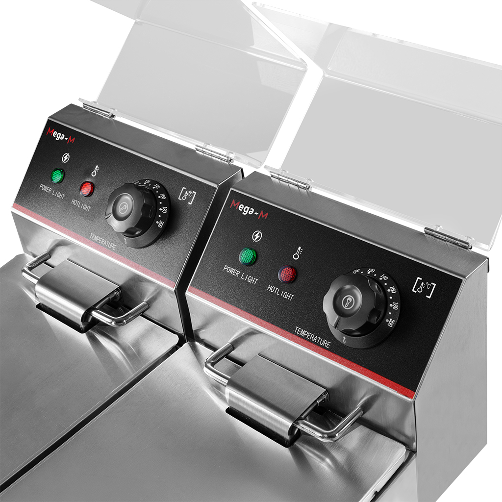 Frytownica elektryczna Mega-M 2x4l 4kW 230V N - obrazek 3