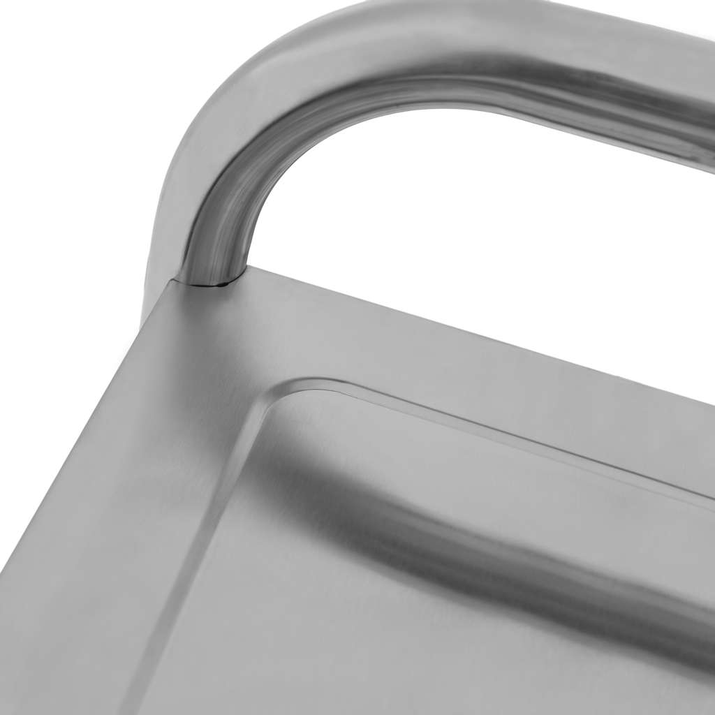 Wózek kelnerski ze stali nierdzewnej 5-półkowy Mega-M X STANDARD S-86 cm G-54 cm H-154 cm N - obrazek 9