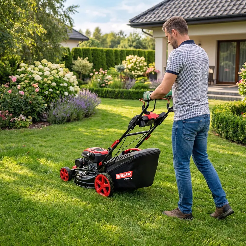 Kosiarka spalinowa Werkberg Garden z rozrusznikiem 51 cm 196cm3 N - obrazek 5