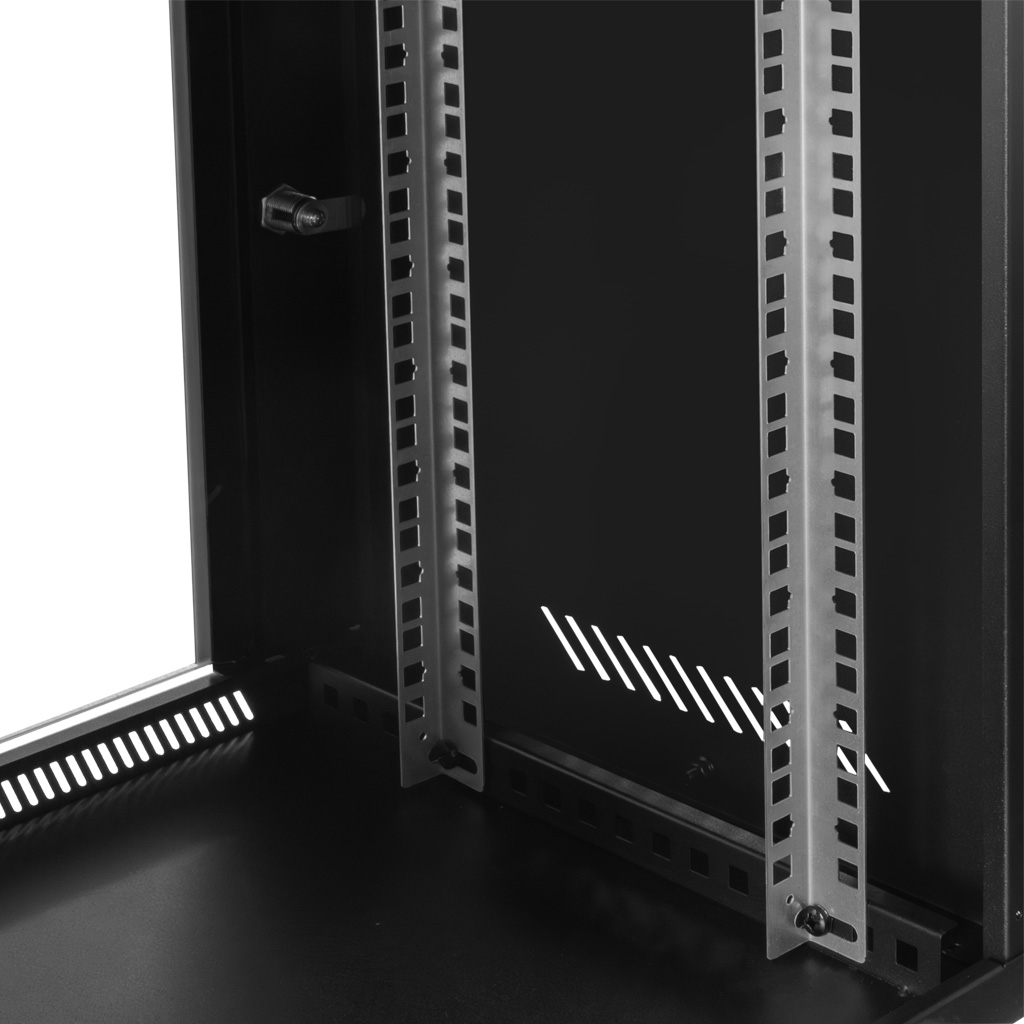 Szafa Rack NETBERG BASIC 19" 6U 330x600x400 wisząca czarny N - obrazek 3