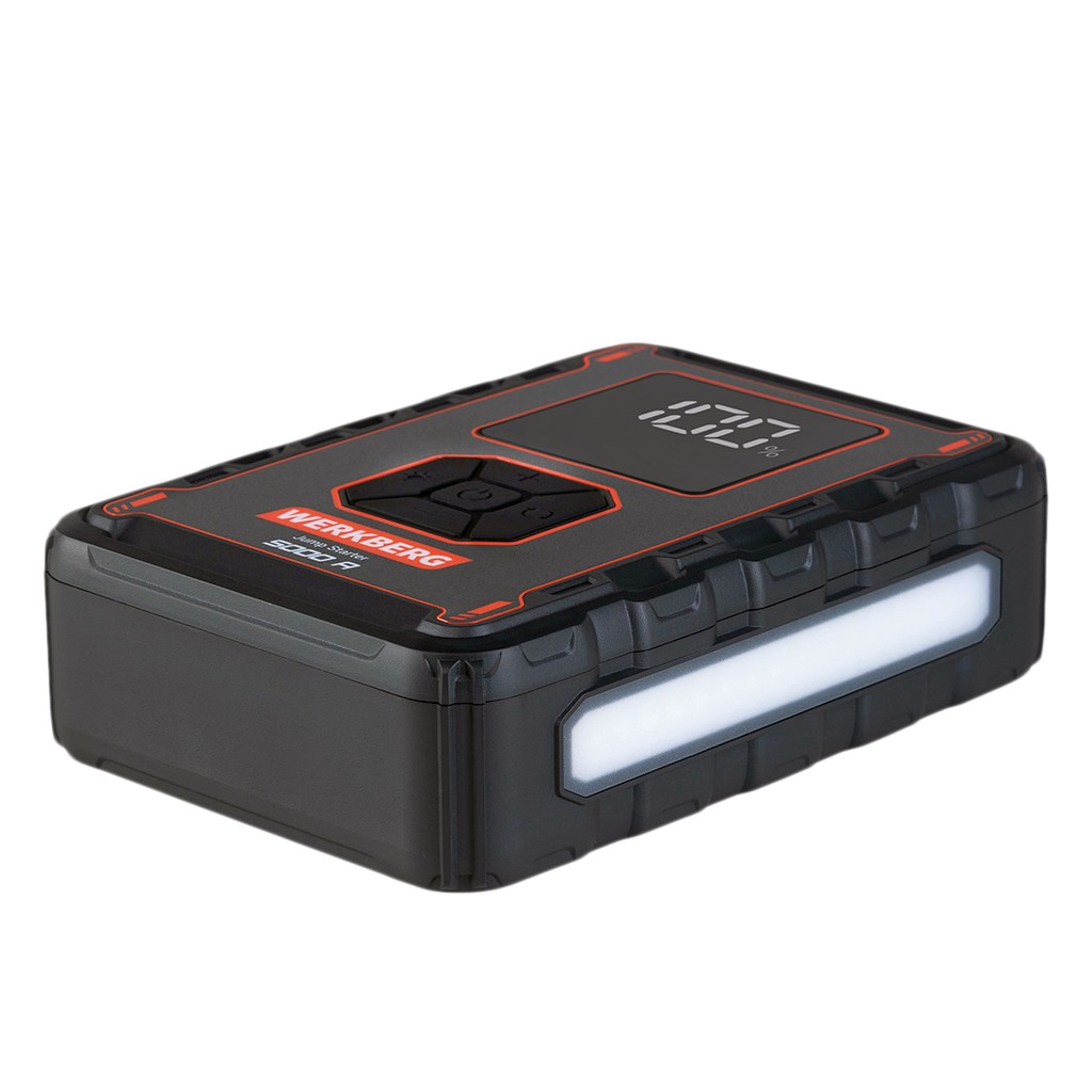 Powerbank rozruchowy WERKBERG AL008 2500A/5000A 32000mAh kompresor N - obrazek 4