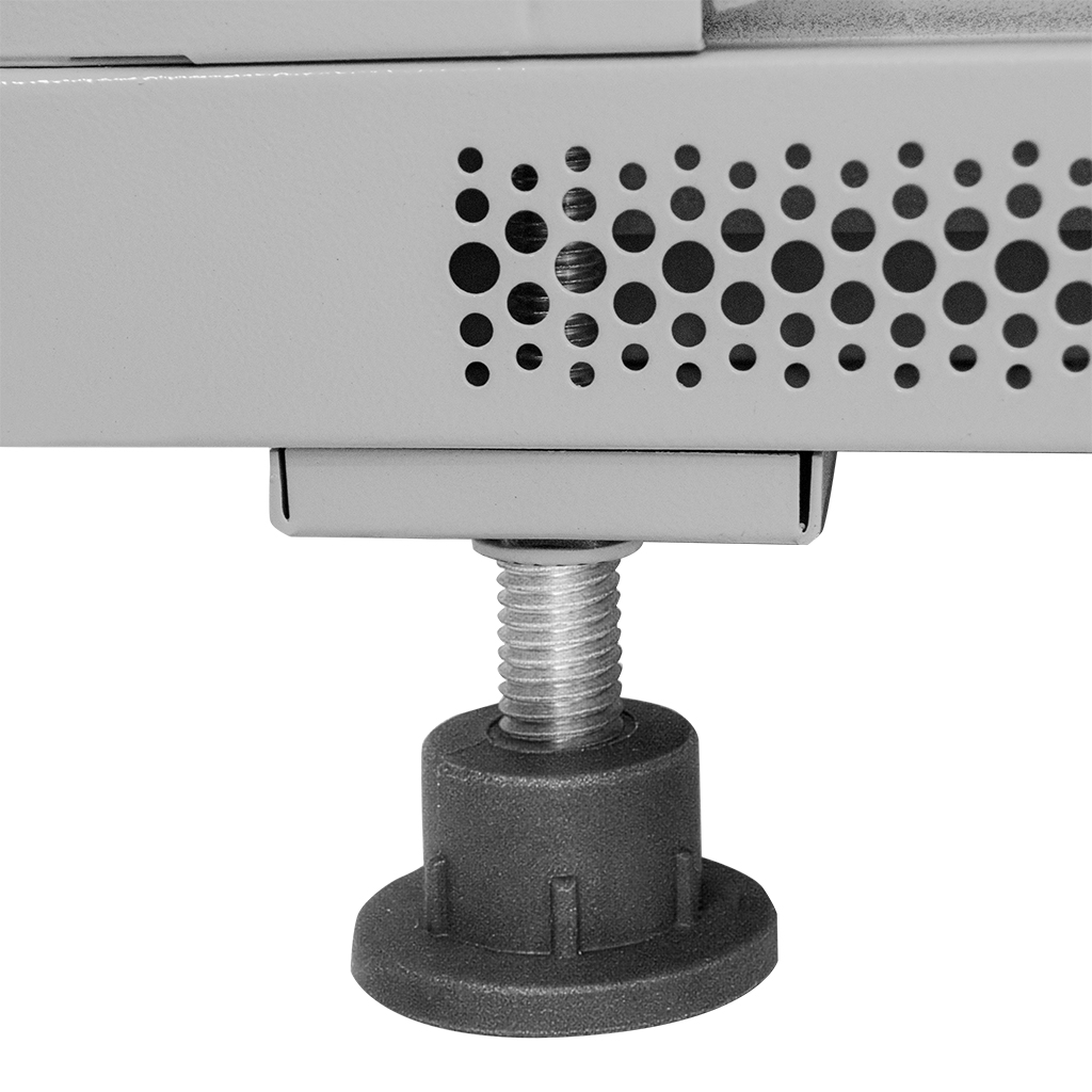 Szafa Rack NETBERG 19" 22U 600x600 stojąca szary N - obrazek 9