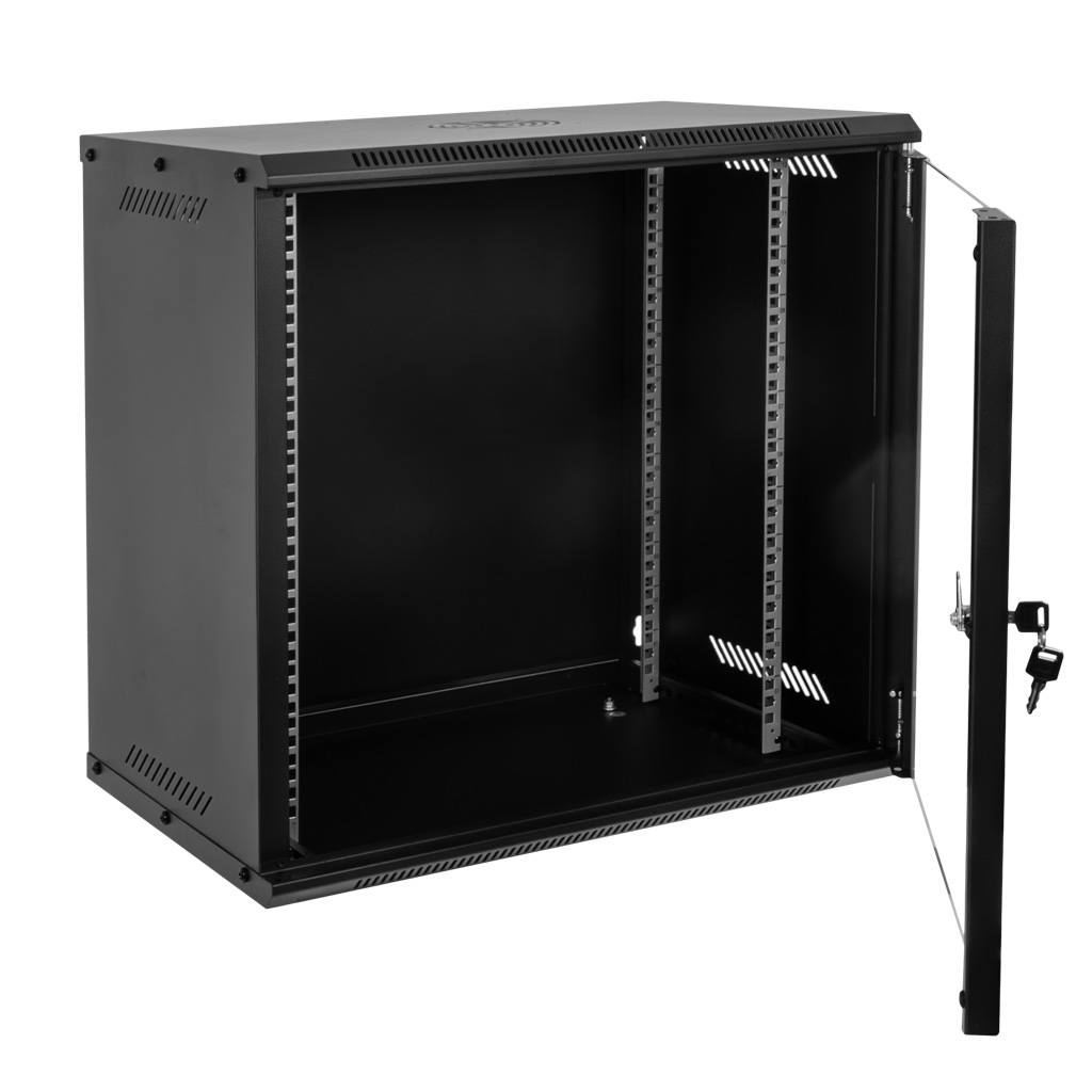 Szafa Rack NETBERG BASIC 19" 12U 597x600x400 wisząca czarny N - obrazek 2