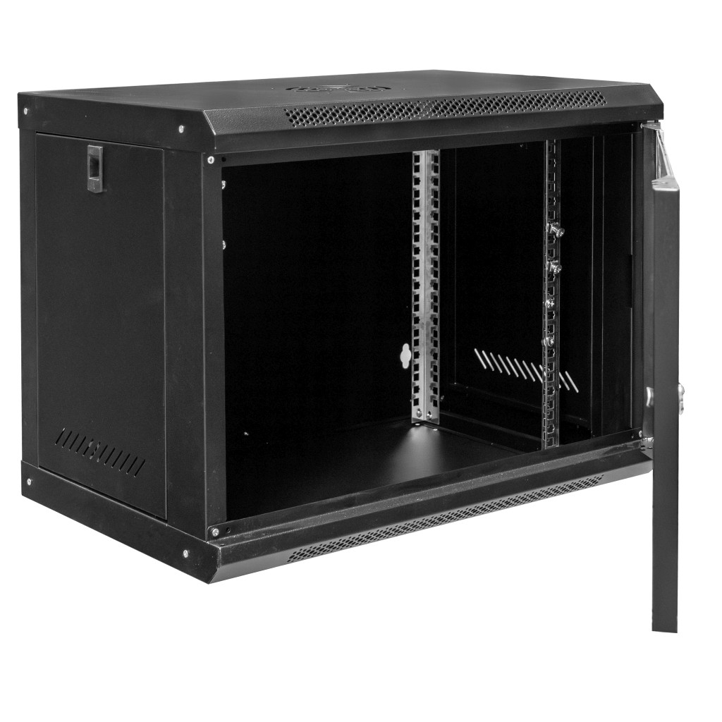 Szafa Rack NETBERG 19" 9U 450x600x400 wisząca czarny N - obrazek 3