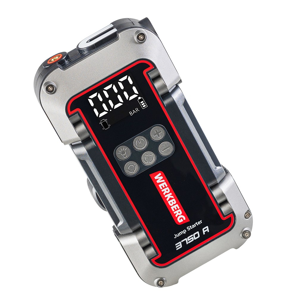 Powerbank rozruchowy WERKBERG AL006 1800A/3750A 26000mAh kompresor N - obrazek 4