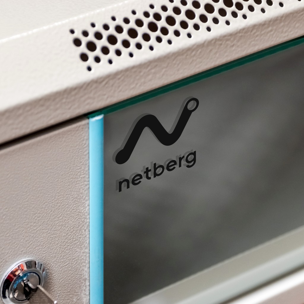 Szafa Rack NETBERG 19" 9U 450x600x400 wisząca szary N - obrazek 8