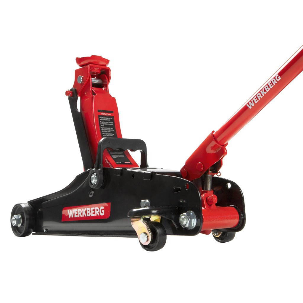 Podnośnik samochodowy niskoprofilowy WERKBERG 2,5T 80-360 mm N - obrazek 2