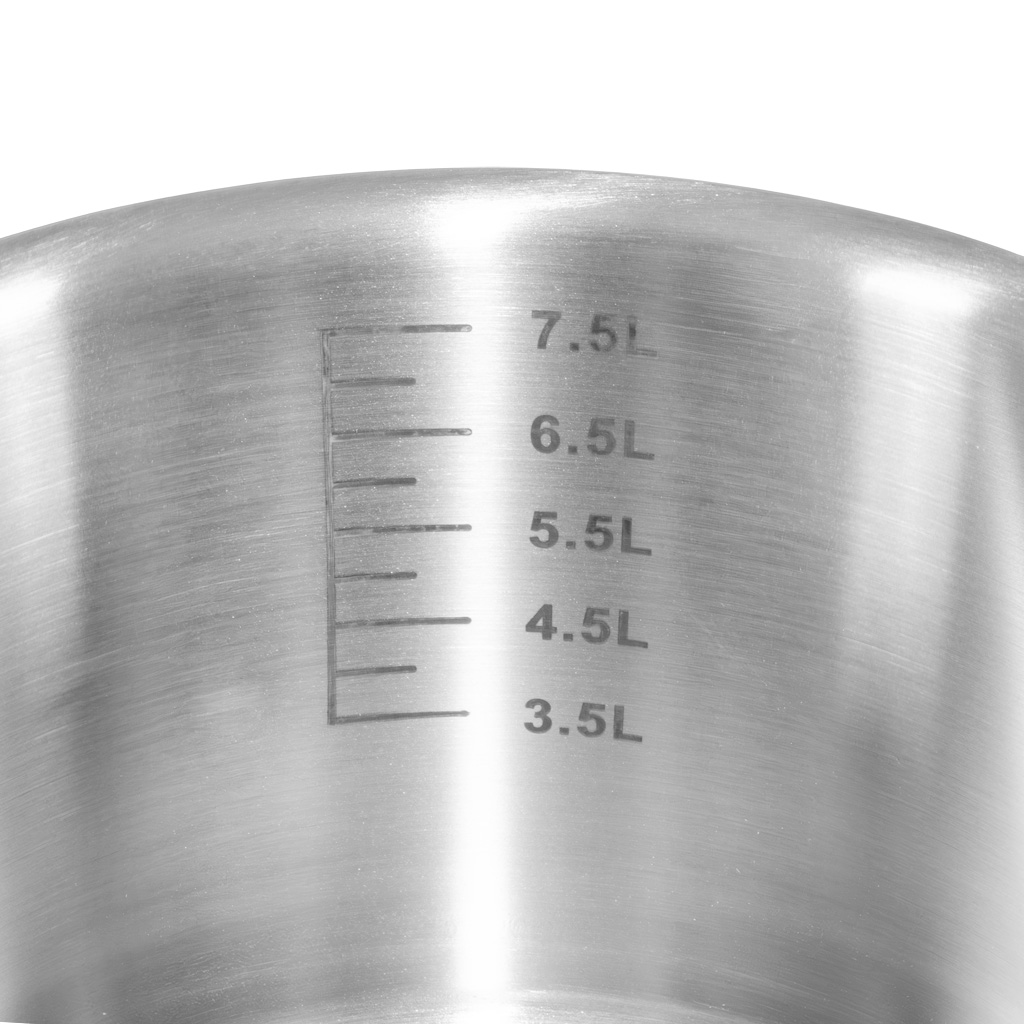 Garnek gastronomiczny niski z pokrywką Mega-M PRO 8l śr. 28 cm x h 13 cm N - obrazek 4