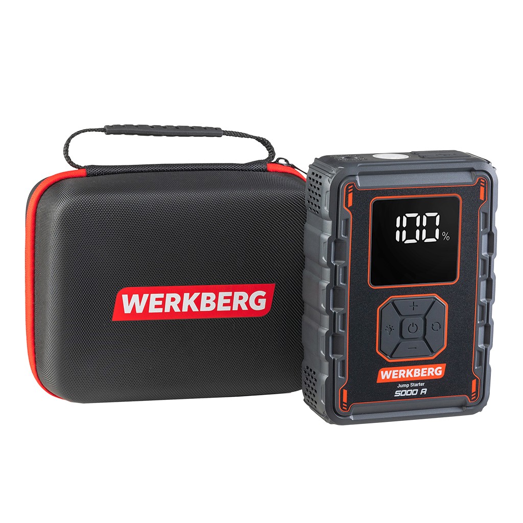 Powerbank rozruchowy WERKBERG AL008 2500A/5000A 32000mAh kompresor N - obrazek 10