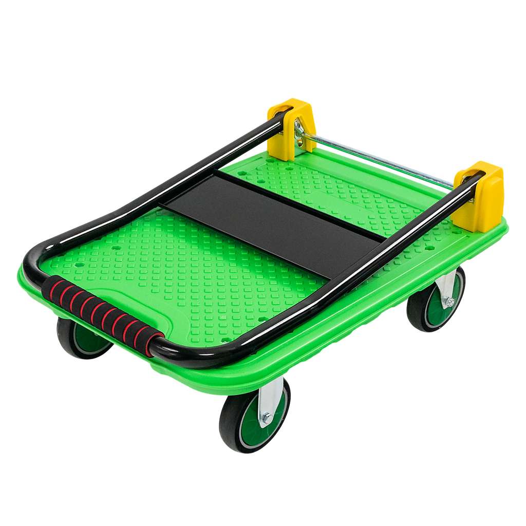 Wózek platformowy FORKBERG 300kg 70cm x 48cm H-85cm S zielony N - obrazek 7