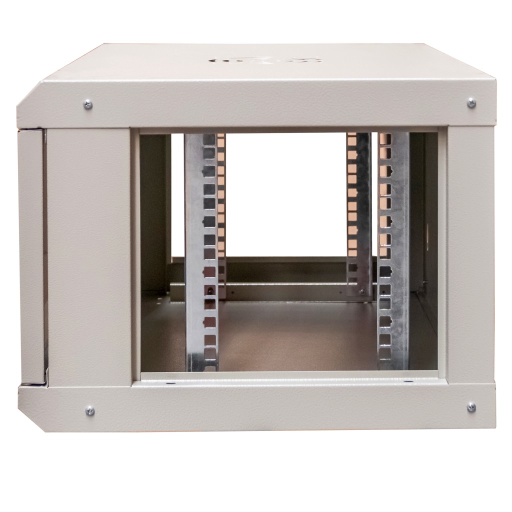 Szafa Rack NETBERG 19" 6U 300x600x400 wisząca szary N - obrazek 4