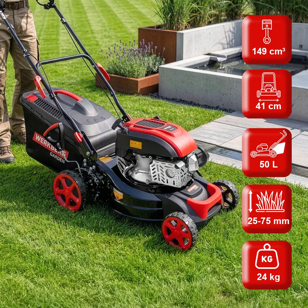 Kosiarka spalinowa Werkberg Garden 41 cm 149cm3 N - obrazek 2