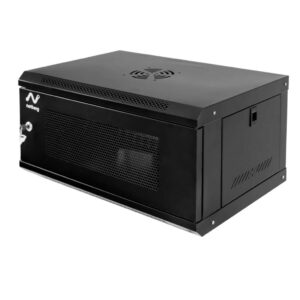 Szafa Rack NETBERG 19" 6U 300x600x400 wisząca drzwi perforowane czarny N
