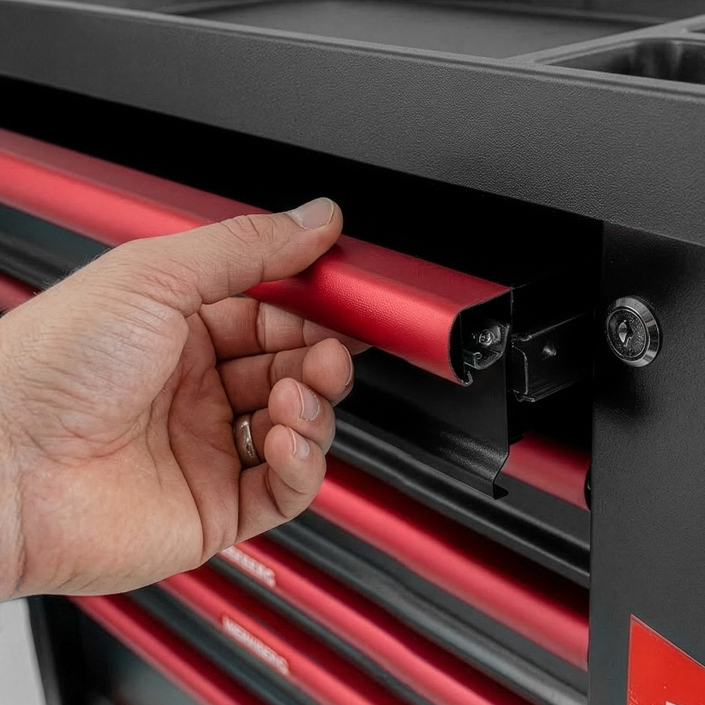 Szafka wózek narzędziowy WERKBERG PRO 7 szuflad bez narzędzi N - obrazek 7