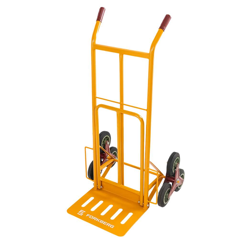 Wózek transportowy schodowy z rozkładaną platformą FORKBERG 250kg karton N - obrazek 4