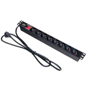 Listwa zasilająca Rack NETBERG 19" 8 gniazd wtyk standard N