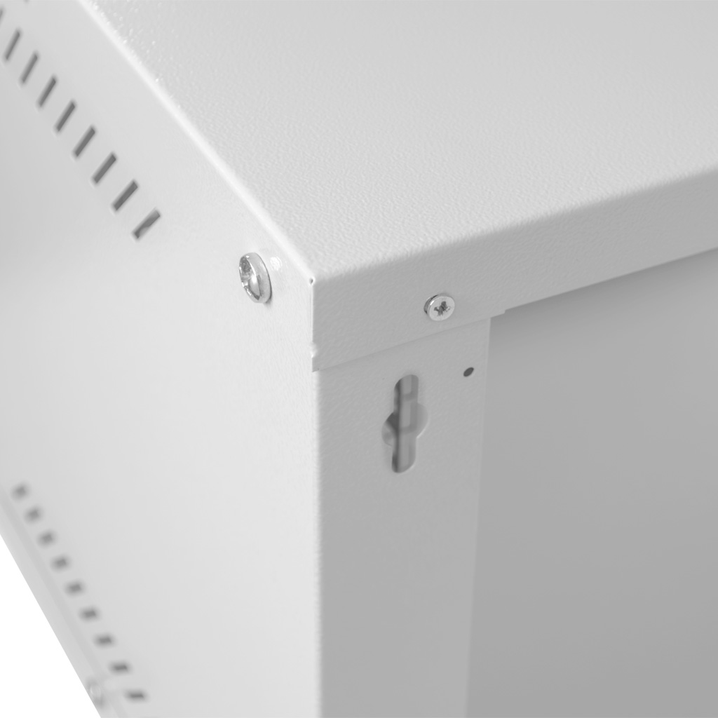 Szafa Rack NETBERG BASIC 19" 6U 330x600x400 wisząca szary N - obrazek 7