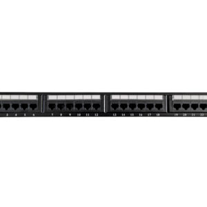 Patch panel Rack NETBERG 19" Cat6 24p UTP czarny N