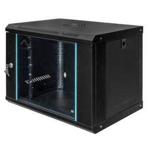 Szafa Rack NETBERG 19" 9U 450x600x400 wisząca czarny N
