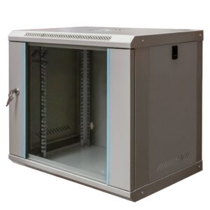 Szafa Rack NETBERG 19" 9U 450x600x400 wisząca szary N