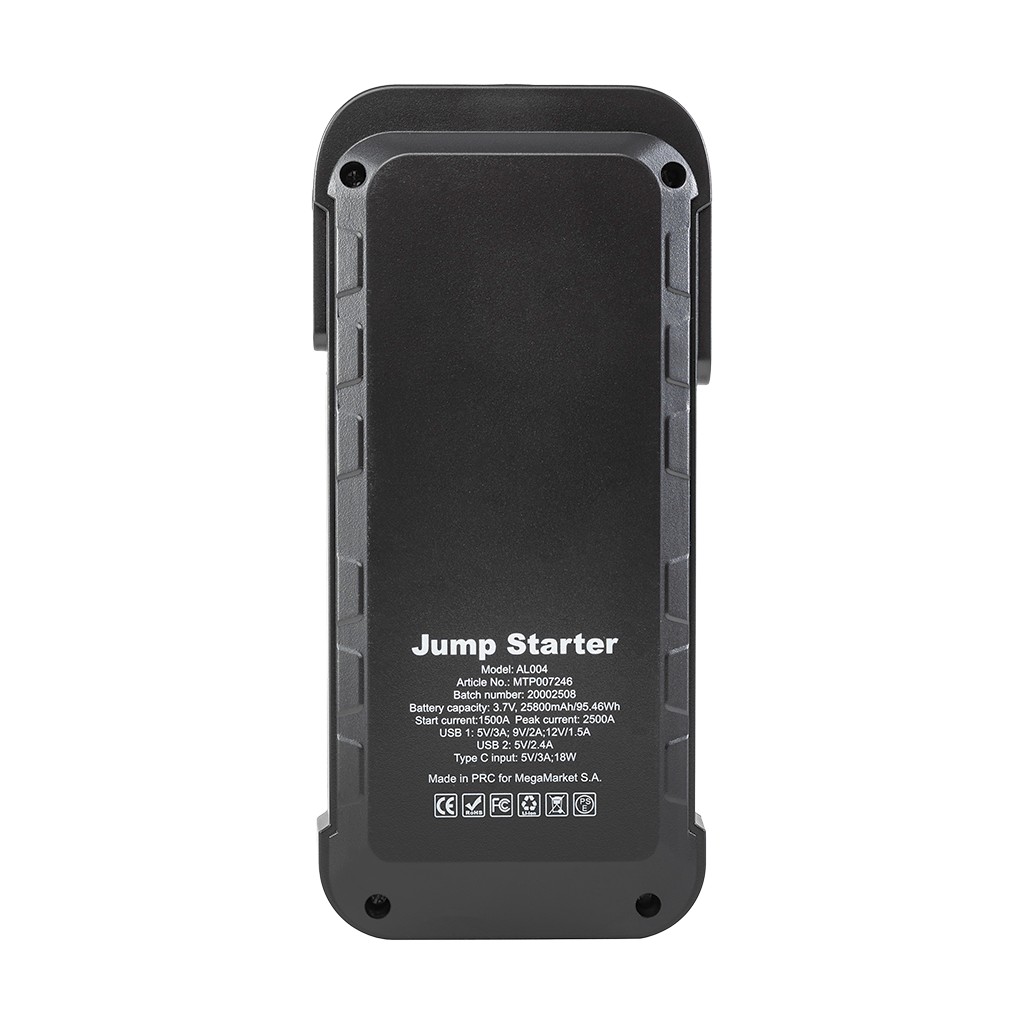 Powerbank rozruchowy WERKBERG AL004 1500A/2500A 25800mAh N - obrazek 4