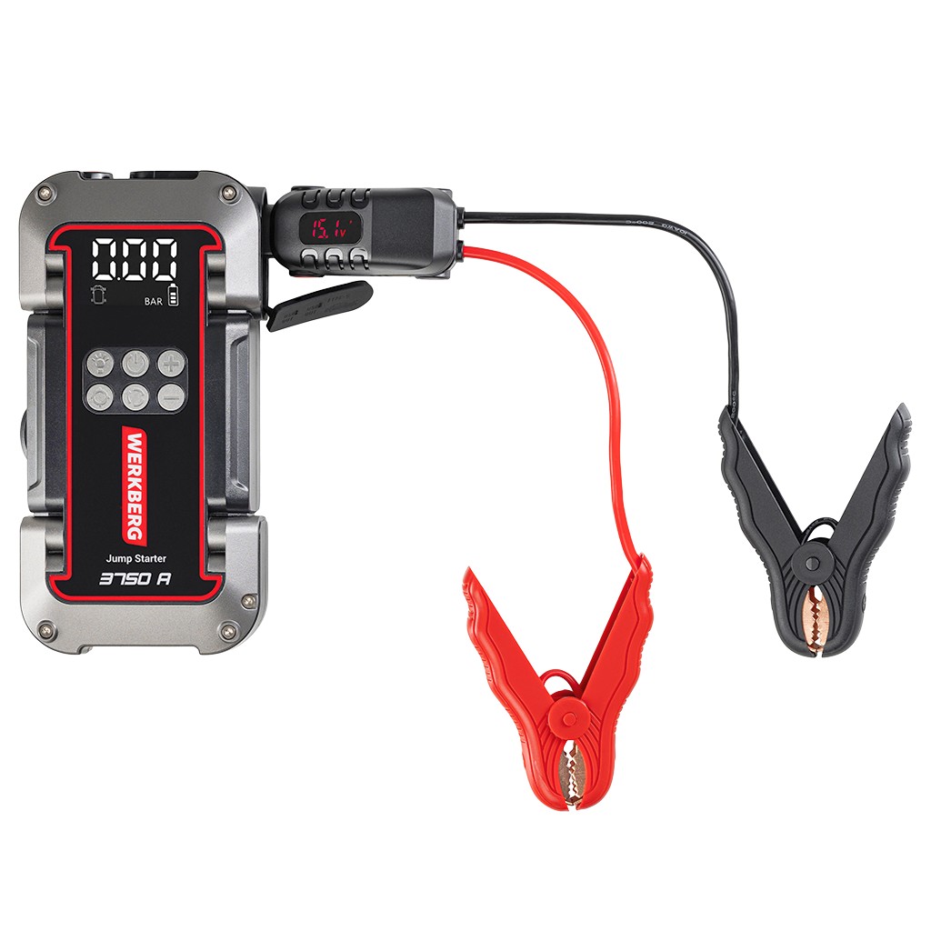 Powerbank rozruchowy WERKBERG AL006 1800A/3750A 26000mAh kompresor N - obrazek 9