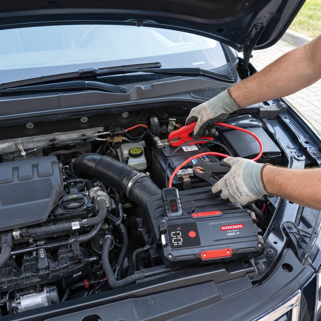 Powerbank rozruchowy WERKBERG AL007 2000A/4250A 28000mAh N - obrazek 16