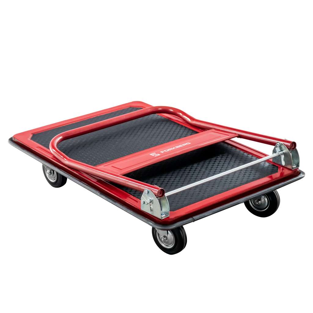 Wózek platformowy FORKBERG 300kg koła łożyskowane N - obrazek 4