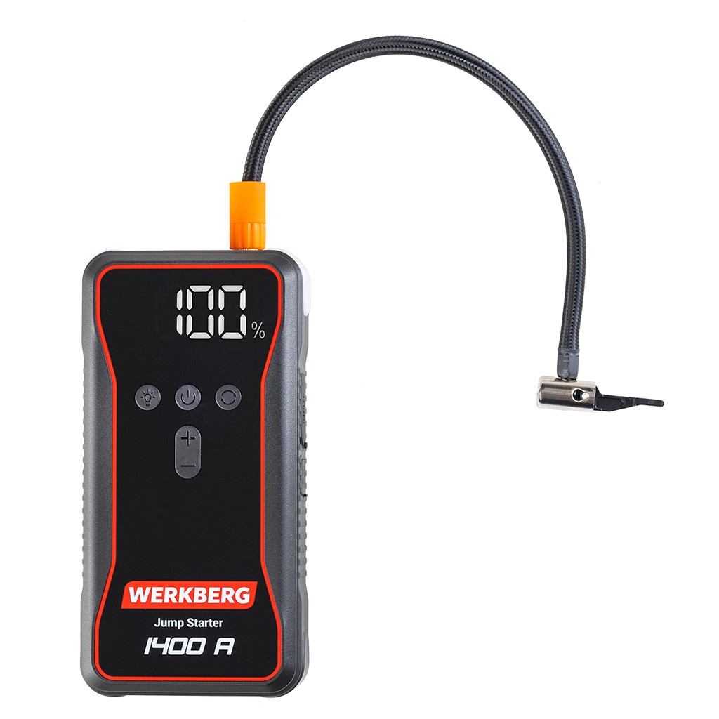 Powerbank rozruchowy WERKBERG AL002 700A/1400A 18000mAh kompresor N - obrazek 8