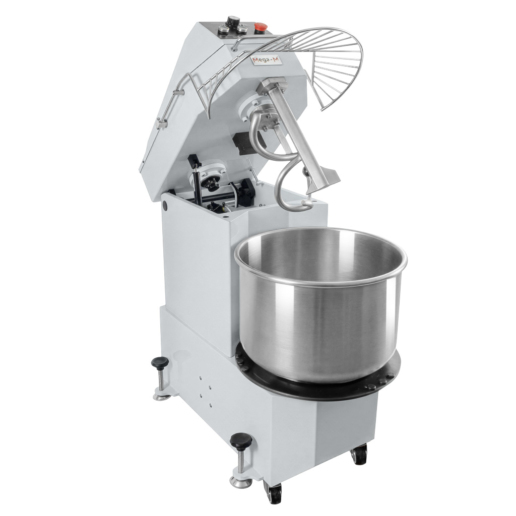 Mikser spiralny Mega-M msUC 40.15.2200 z podnoszonym hakiem N - obrazek 2