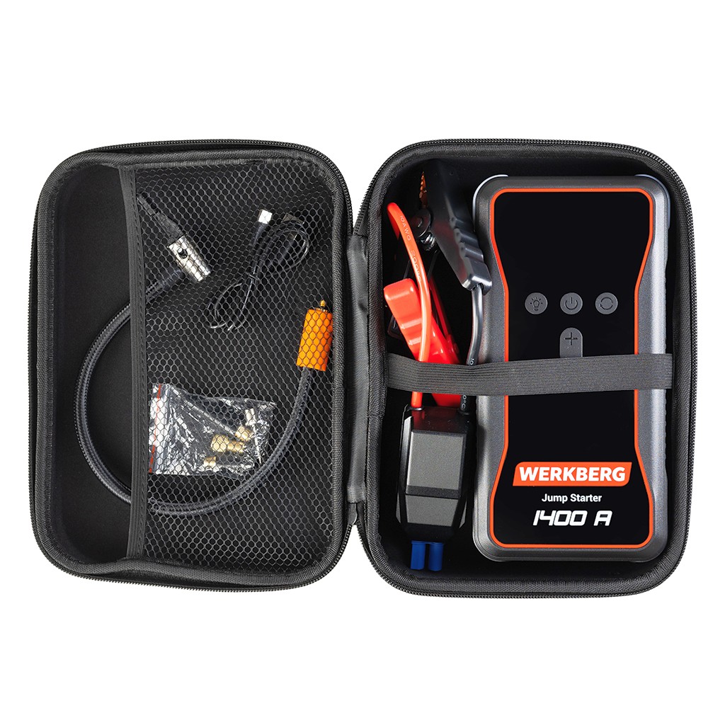 Powerbank rozruchowy WERKBERG AL002 700A/1400A 18000mAh kompresor N - obrazek 10