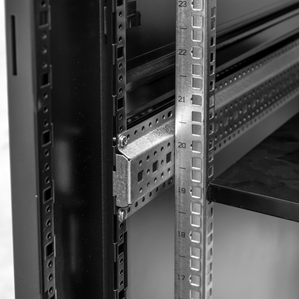 Szafa Rack NETBERG 19" 32U 600x1000 stojąca czarny N - obrazek 7